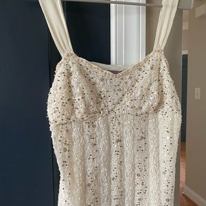 Ann Taylor Women’s beaded tank size large